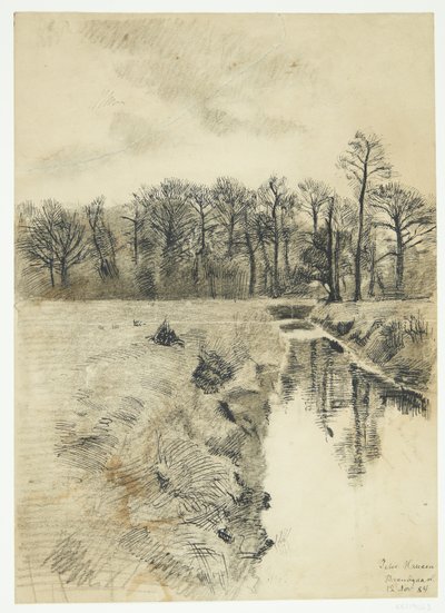 Paesaggio con un ruscello da Peter Hansen