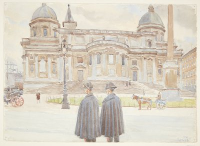 Due carabinieri fuori da Santa Maria Maggiore da Peter Hansen