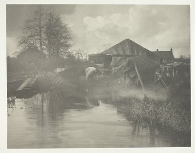 Un cantiere navale di Norfolk da Peter Henry Emerson
