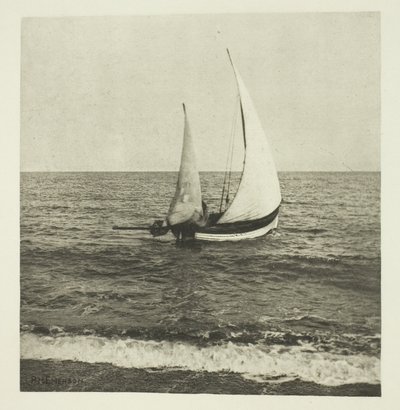 Un Pescatore di Gamberi del Suffolk "Partendo" da Peter Henry Emerson