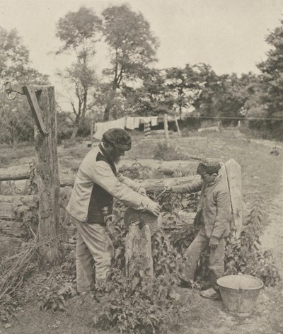 Al macinino--Un cortile di fattoria nel Suffolk da Peter Henry Emerson