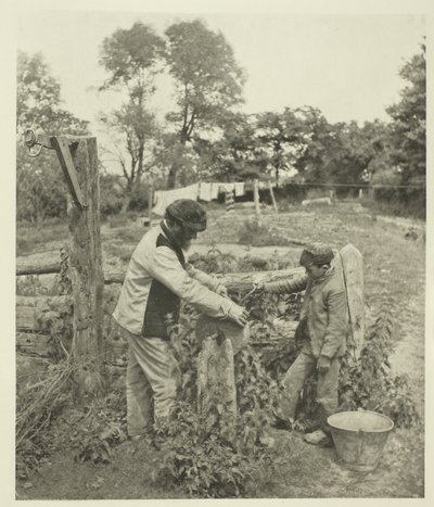 Alla mola - Un cortile di fattoria nel Suffolk da Peter Henry Emerson