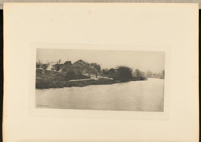 Brickfield sul fiume Bure. [Norfolk.] da Peter Henry Emerson