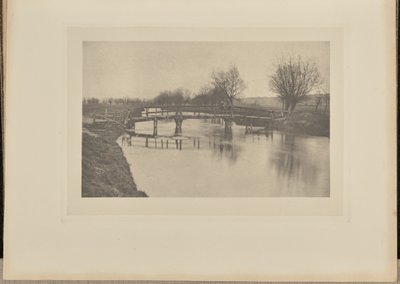 Passerella vicino a Cheshunt da Peter Henry Emerson