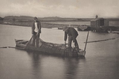 Raccolta della rete per anguille da Peter Henry Emerson