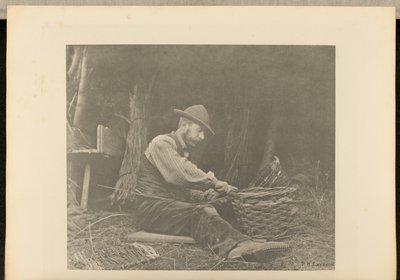 Il cestaio. [Norfolk.] da Peter Henry Emerson