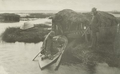 Il ritorno del cacciatore, c.1885 (stampa al platino) da Peter Henry Emerson
