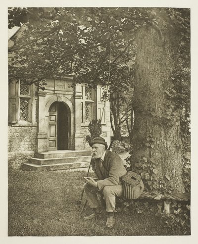 La casa da pesca di Walton e Cotton (La porta) da Peter Henry Emerson