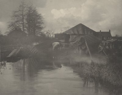 Un cantiere navale del Norfolk da Peter Henry Emerson and T.F. Goodall