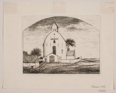 Chiesa di Bjernede da Peter Herman Rasmussen