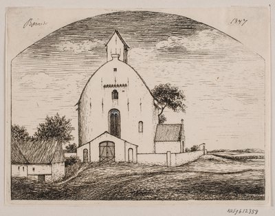 Chiesa di Bjernede da Peter Herman Rasmussen