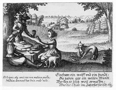 Un picnic, c.1650 da Peter I Rollos