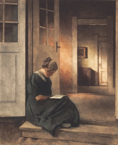 Alla porta del giardino da Peter Vilhelm Ilsted
