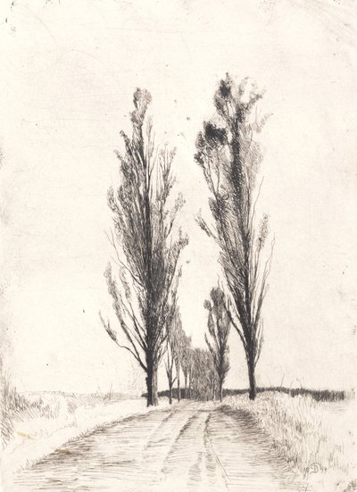 Viale di pioppi da Peter Vilhelm Ilsted