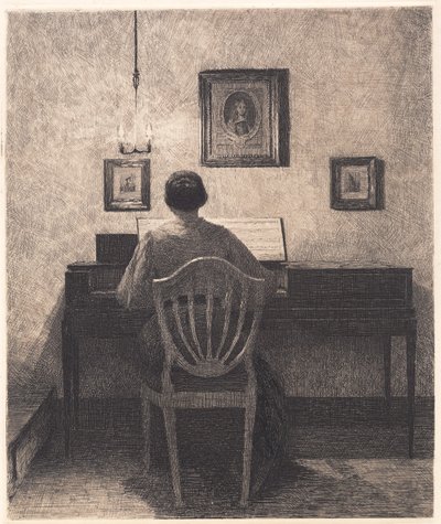 Donna che gioca da Peter Vilhelm Ilsted