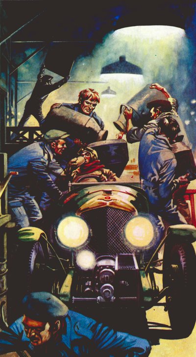 Bentley 4.5 litri del 1928 a Le Mans da Peter Jackson