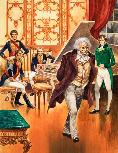 Beethoven esce furioso dalla sala di musica da Peter Jackson