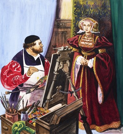 Holbein dipinge un ritratto di Anna di Cleves da Peter Jackson