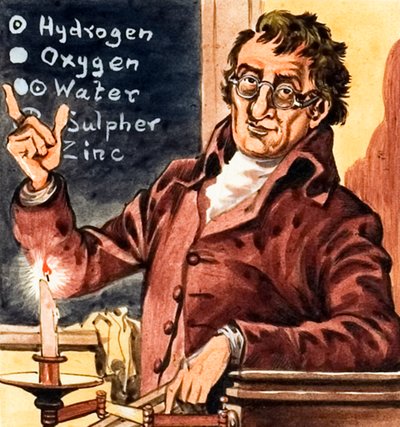 John Dalton, fondatore della teoria atomica chimica da Peter Jackson