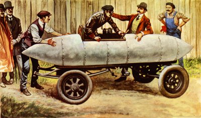 Le Jamais Contente, la prima auto a viaggiare a oltre 60 mph da Peter Jackson