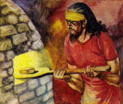 Lettera e busta vengono messe nel forno per essere indurite da Peter Jackson