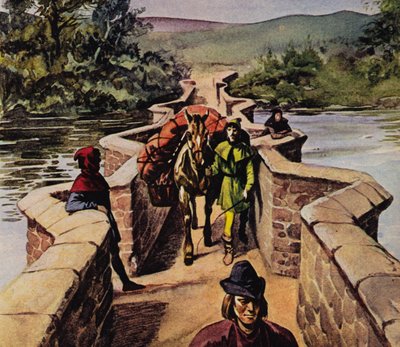 Ponte stretto nel Medioevo da Peter Jackson