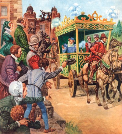 La regina Elisabetta I visita una casa di campagna da Peter Jackson