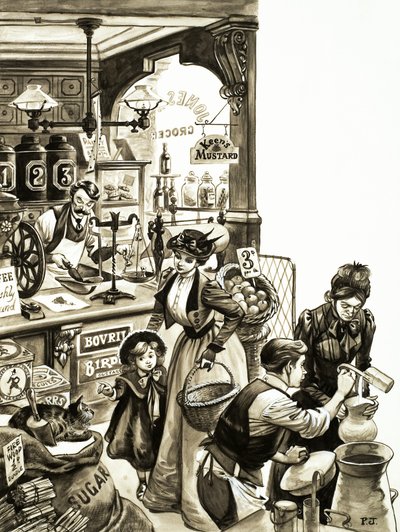 Shopping in epoca edoardiana da Peter Jackson