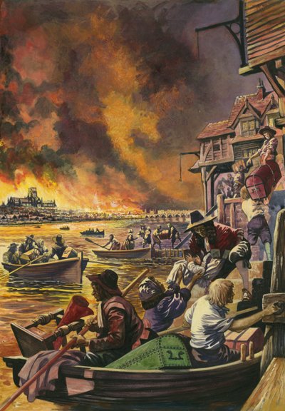 Il grande incendio di Londra 1666 da Peter Jackson