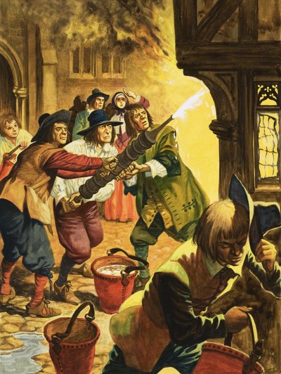 Il grande incendio di Londra del 1666 da Peter Jackson