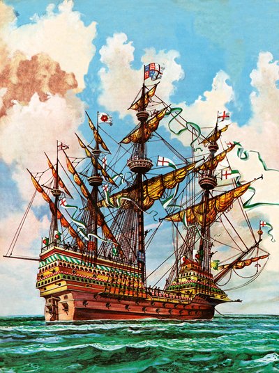 Il Grande Harry, nave ammiraglia della flotta di re Enrico VIII da Peter Jackson