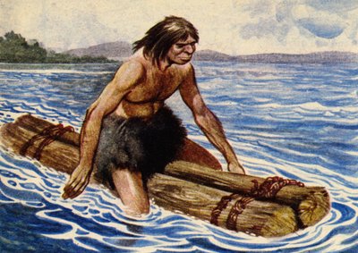 La prima barca era presumibilmente fatta di tronchi d