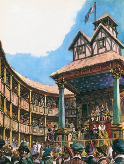 Teatro a Londra al tempo della regina Elisabetta I da Peter Jackson