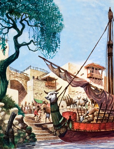 Scarico di una barca commerciale da Peter Jackson