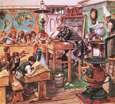 Aula scolastica vittoriana da Peter Jackson