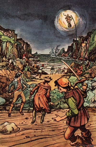 Naufraghi sulla costa della Cornovaglia da Peter Jackson