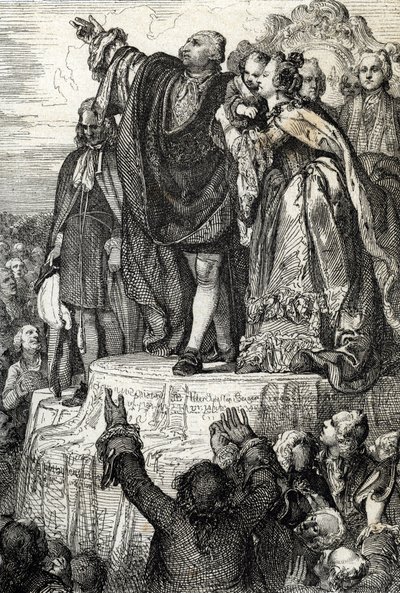 Celebrazione della Prima Federazione Nazionale il 14 luglio 1790 sull