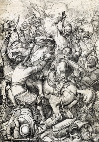 Re Sebastiano I del Portogallo catturato nella Battaglia di Alcacer-Quibir (Ksar el-Kebir o Battaglia dei Tre Re) il 4/08/1578 in Marocco da Peter Johann Nepomuck Geiger