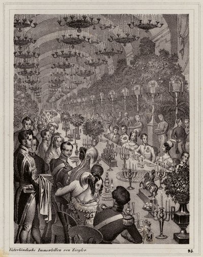 Alessandro Nikolaevich, Zarevic di Russia, a Vienna da Peter Johann Nepomuk Geiger