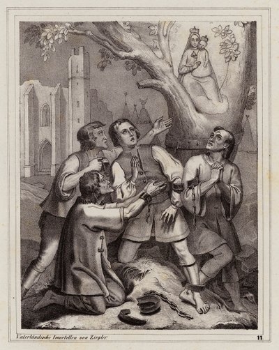 Apparizione della Vergine, Hietzing, Vienna da Peter Johann Nepomuk Geiger