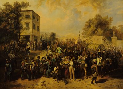 La partenza dei Romani da Vicenza da Peter Johann Nepomuk Geiger
