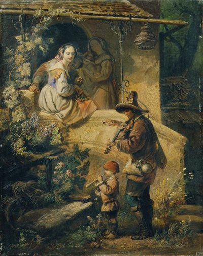 Idillio (Musicisti mendicanti italiani) da Peter Johann Nepomuk Geiger
