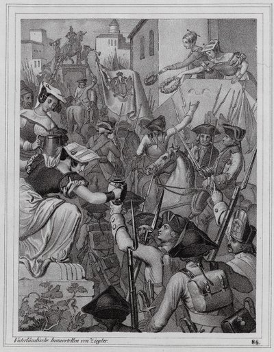 Guerra di successione spagnola da Peter Johann Nepomuk Geiger