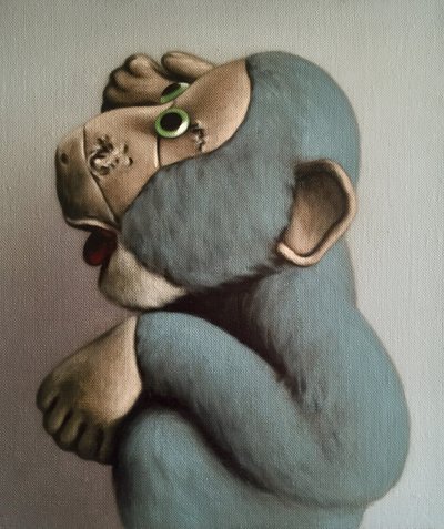 Scimmia Blu Morbida da Peter Jones
