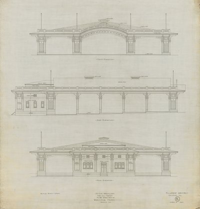 Padiglione musicale di Ravinia da Peter Joseph Weber