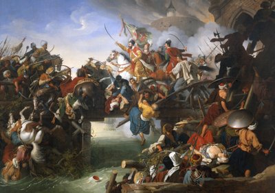 La carica di Zrínyi dalla fortezza di Szigetvár da Peter Krafft