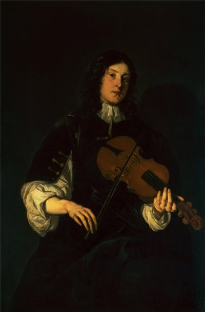 Un Uomo che Suona il Violino da Peter Lely