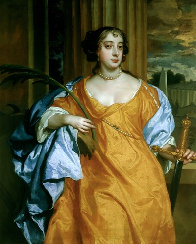 Barbara Villiers, duchessa di Cleveland come Santa Caterina d