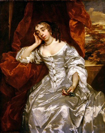 Ritratto di Elizabeth Capel Contessa di Carnarvon, c.1662 da Peter Lely