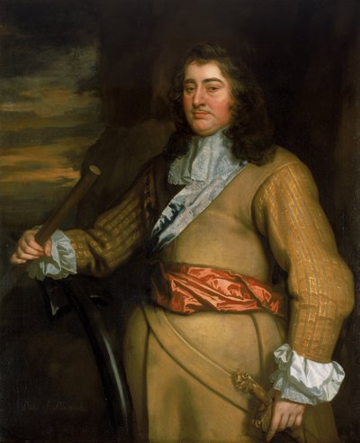 Ritratto di George Monck, primo duca di Albemarle. Olio su tela da Peter Lely